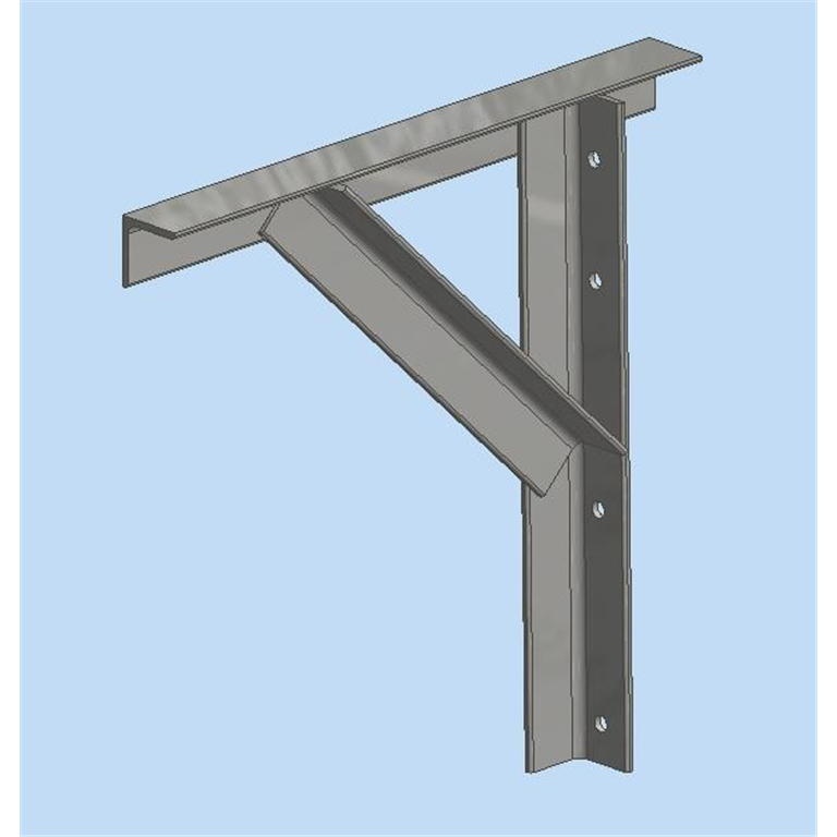GGB2- Galvanised Gallows Bracket 480 x 480 x 50