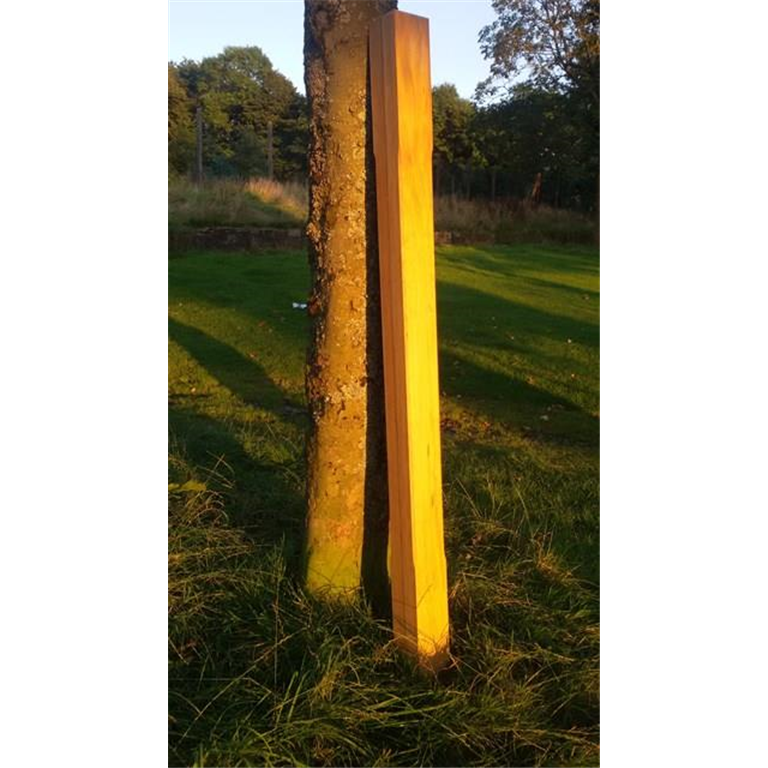 Accoya stopped bevelled laminated post 1650mm high 139x 139mm- F-SHFA