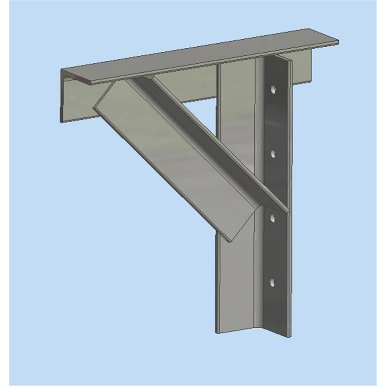 GGB3- Galvanised Gallows Bracket 380 x 380 x 70