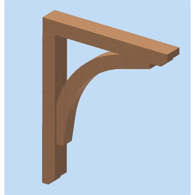 F-CB685 Timber Gallows Bracket 685mm projection