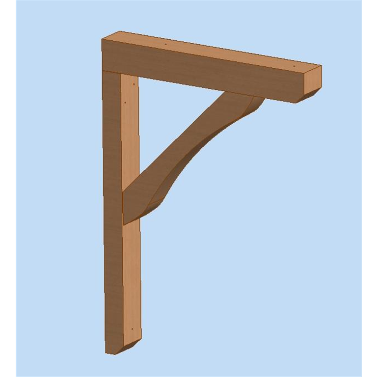 FGS550 Timber Gallows Bracket 550mm projection Canopy Products UK