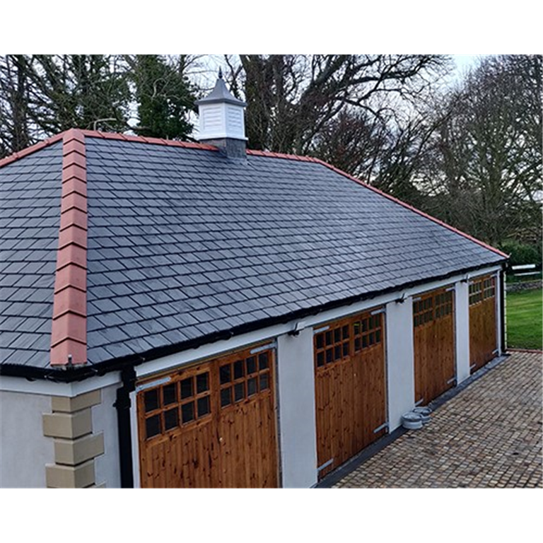 GRP Dovecote on garage block