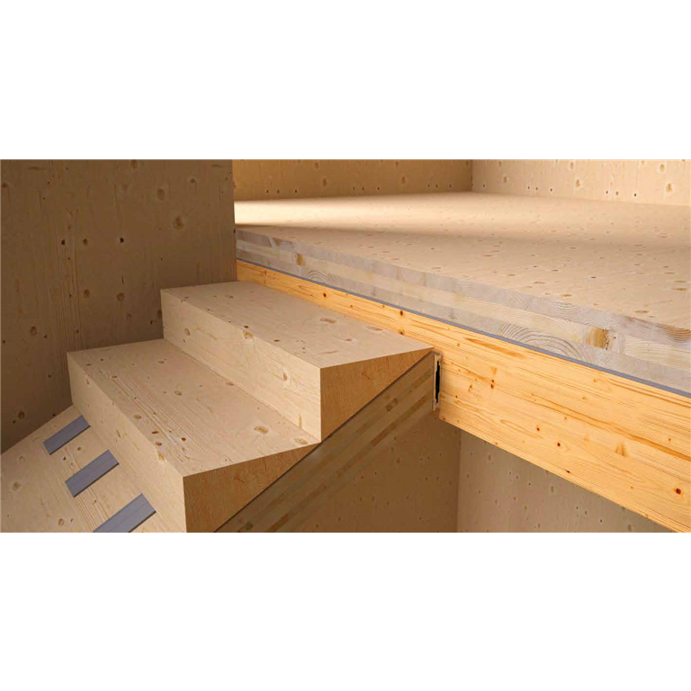 Rothoblaas LOCKFLOOR stair installation