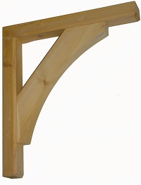 F-SG17-T Timber Gallows Bracket 450mm projection