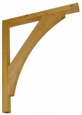 F-SG100-3T Timber Gallows Bracket 600mm projection