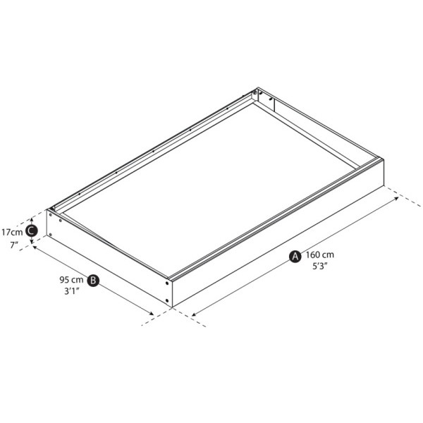 Measurements Sophia 1600 door canopy