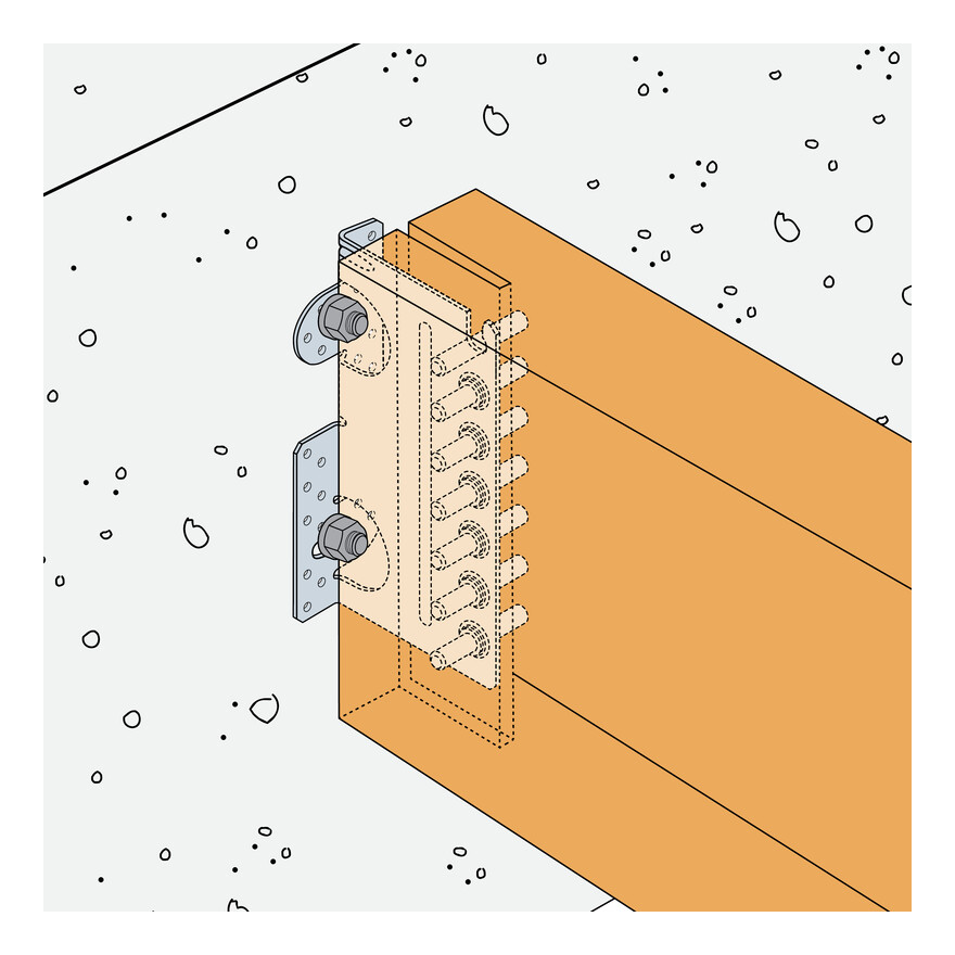  CBH concealed Beam Hanger