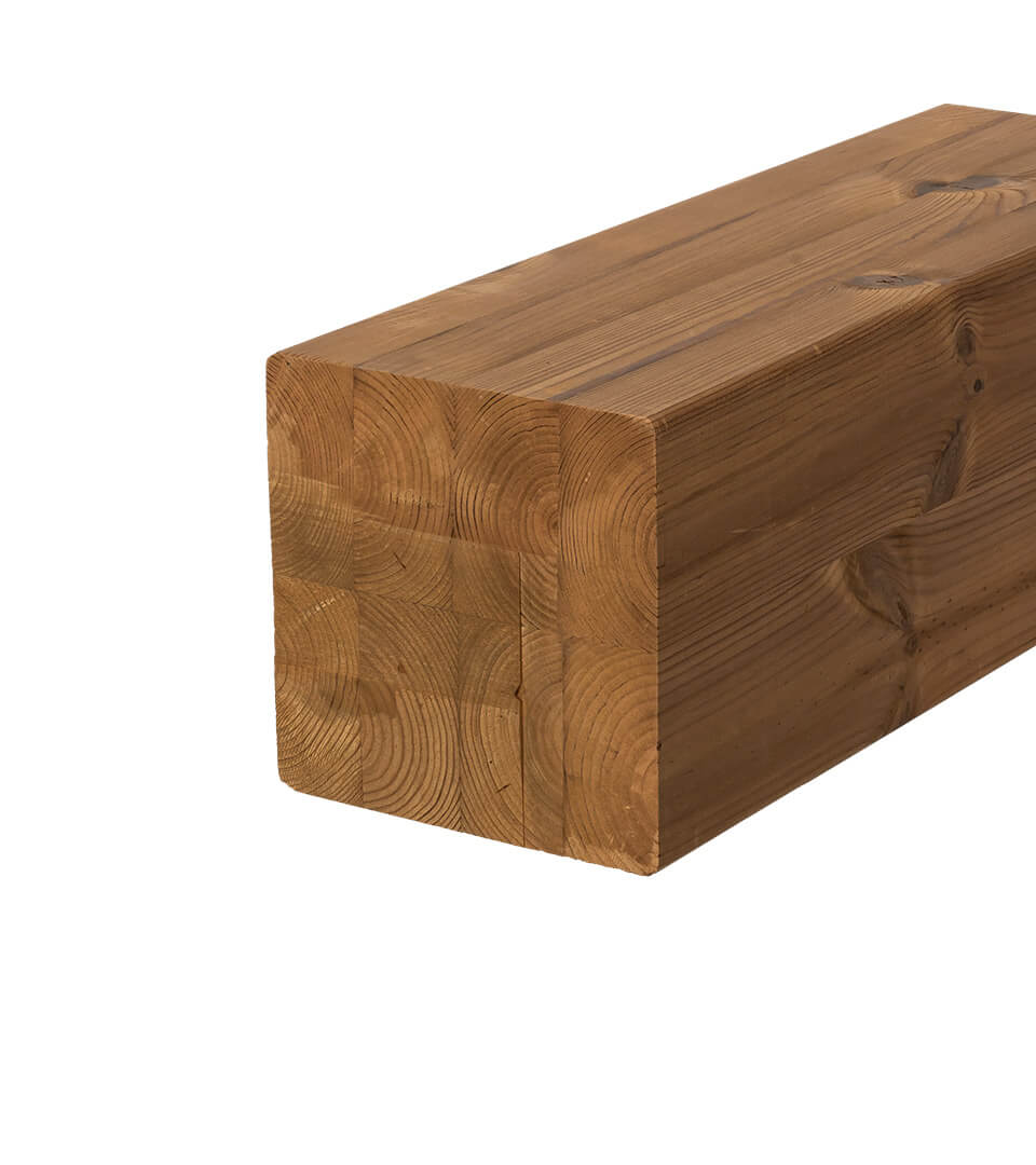 decking post in Thermowood