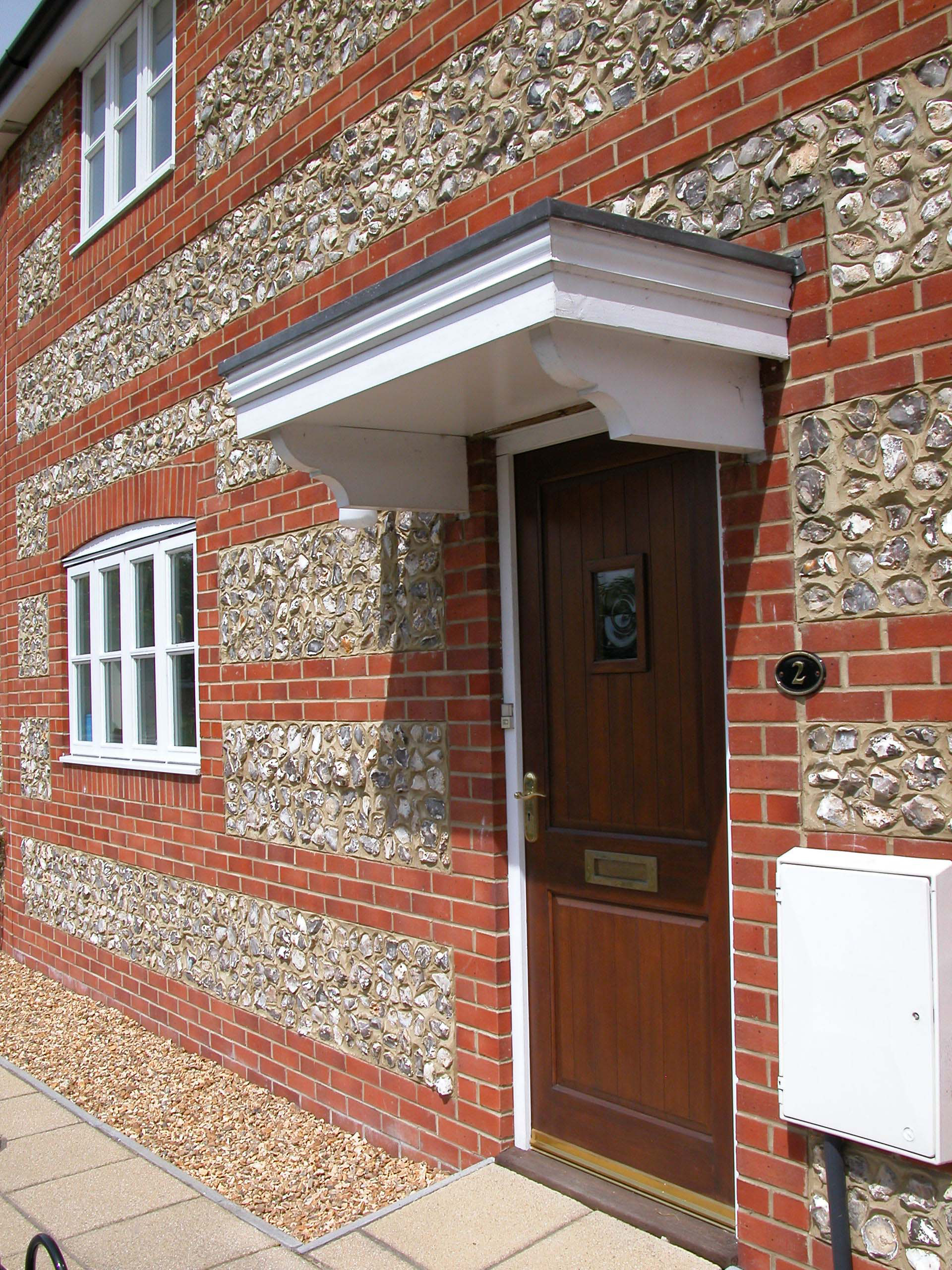 Ashton timber flat door canopy