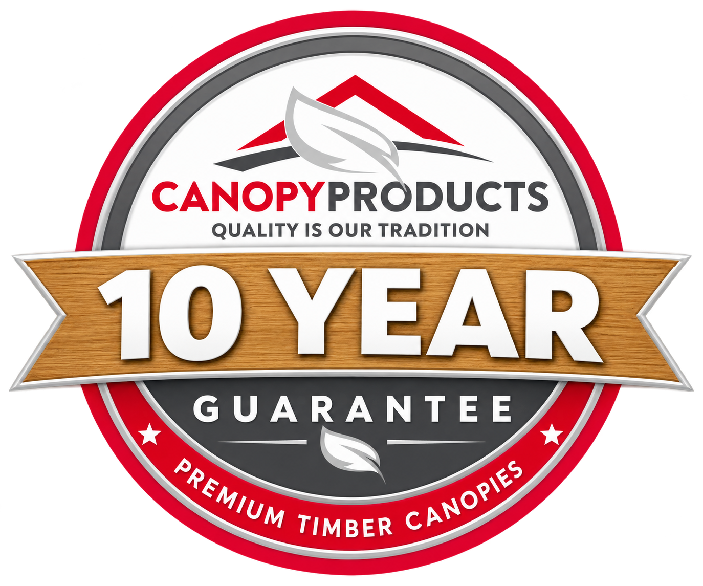 Canopy products LTD 10 year timber door canopy guarantee.