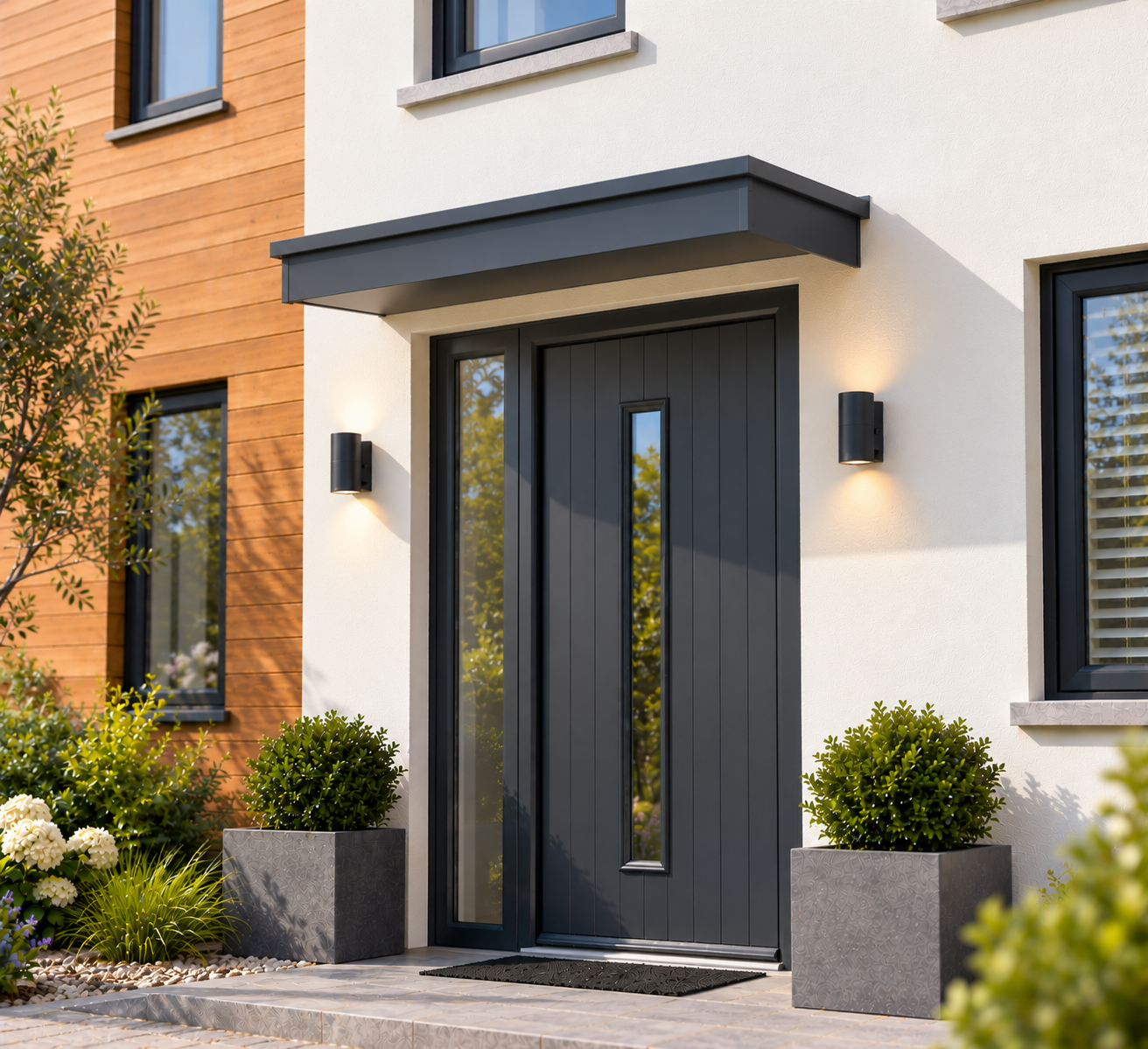 Corby Accoya door canopy