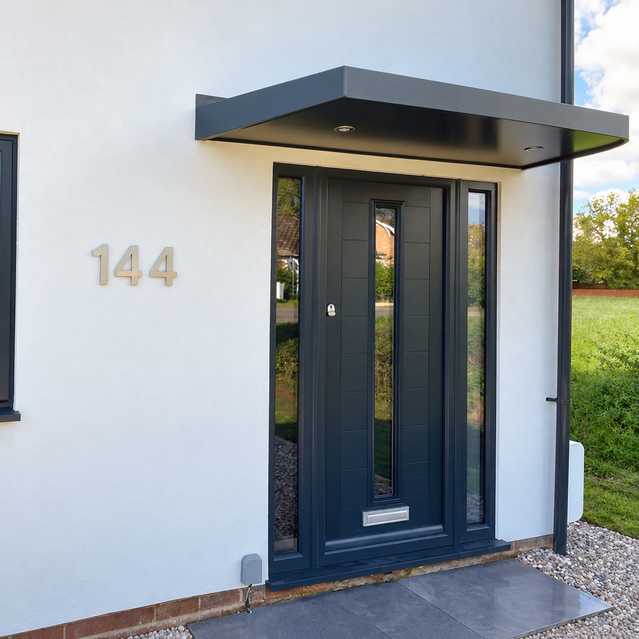 Exclusive Aluminium door canopy