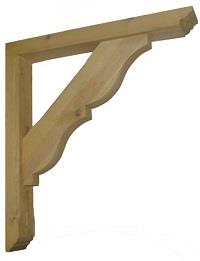 F-SG100-10-T Timber Gallows Bracket 800mm projection