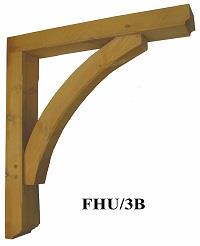 F-HU-3B Engineered Heavy DutyTimber Gallows Bracket Projection 1000mm