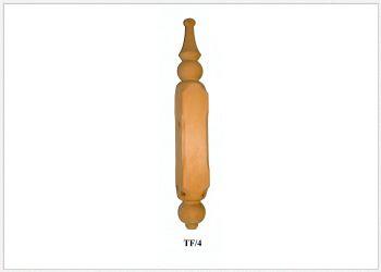 Timber Turned Finial 700mm high 100mm x 100mm  F-TF-4
