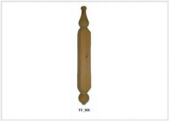 Timber Turned Finial 840mm high 100mm x 100mm F-TF-RR