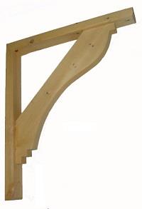 F-G100-T Timber Gallows Bracket 700mm projection