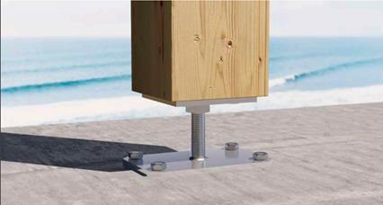 RI40 Adjustable Post Base