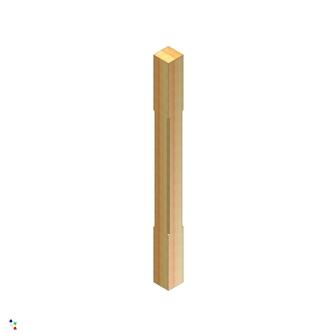 Engineered timber post 1650mm x ex125mm x125mm- product code- F-EP-1650