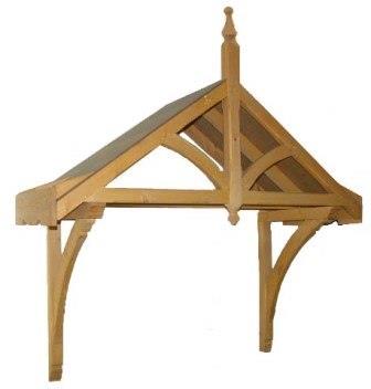 Victorian period dual pitch timber door canopy, 1590mm wide, 570mm projection- F-VCS-1
