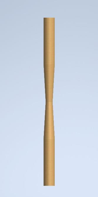 Yeovil Accoya turned post 1800mm x FS 121mm- product code- F-A-YVP-1
