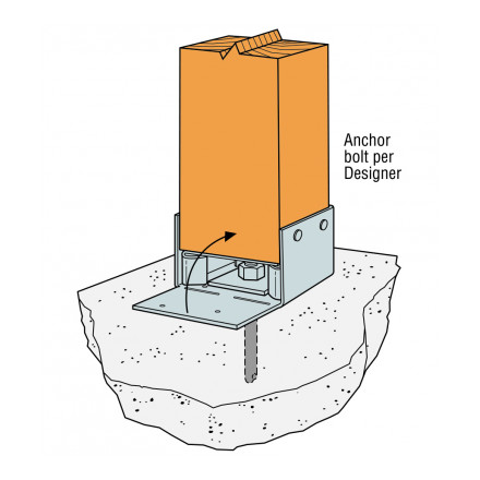 Simpson strong tie adjustable base