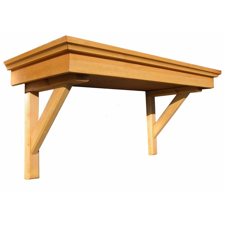 Flat Saddleworth low cost Timber Door Canopy 